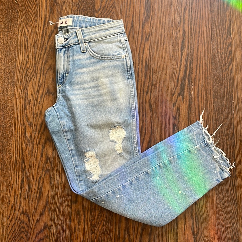 AMO Stix Crop Denim